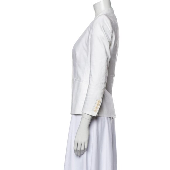 HELMUT LANG White Single Button Blazer size 6 - Picture 2 of 12